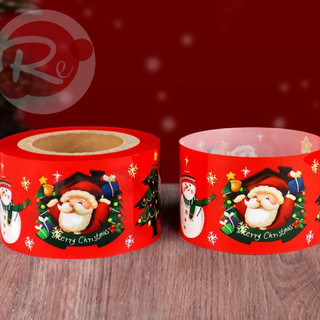 [SIÊU RẺ❤️] – Cuộn thành bánh 8cm - Ông già Noel và người tuyết - Trang trí bánh sinh nhật bánh kem