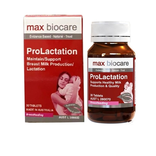 Viên uống lợi sữa MAX BIOCARE PROLACTATION, từ thảo dược tự nhiên lành tính