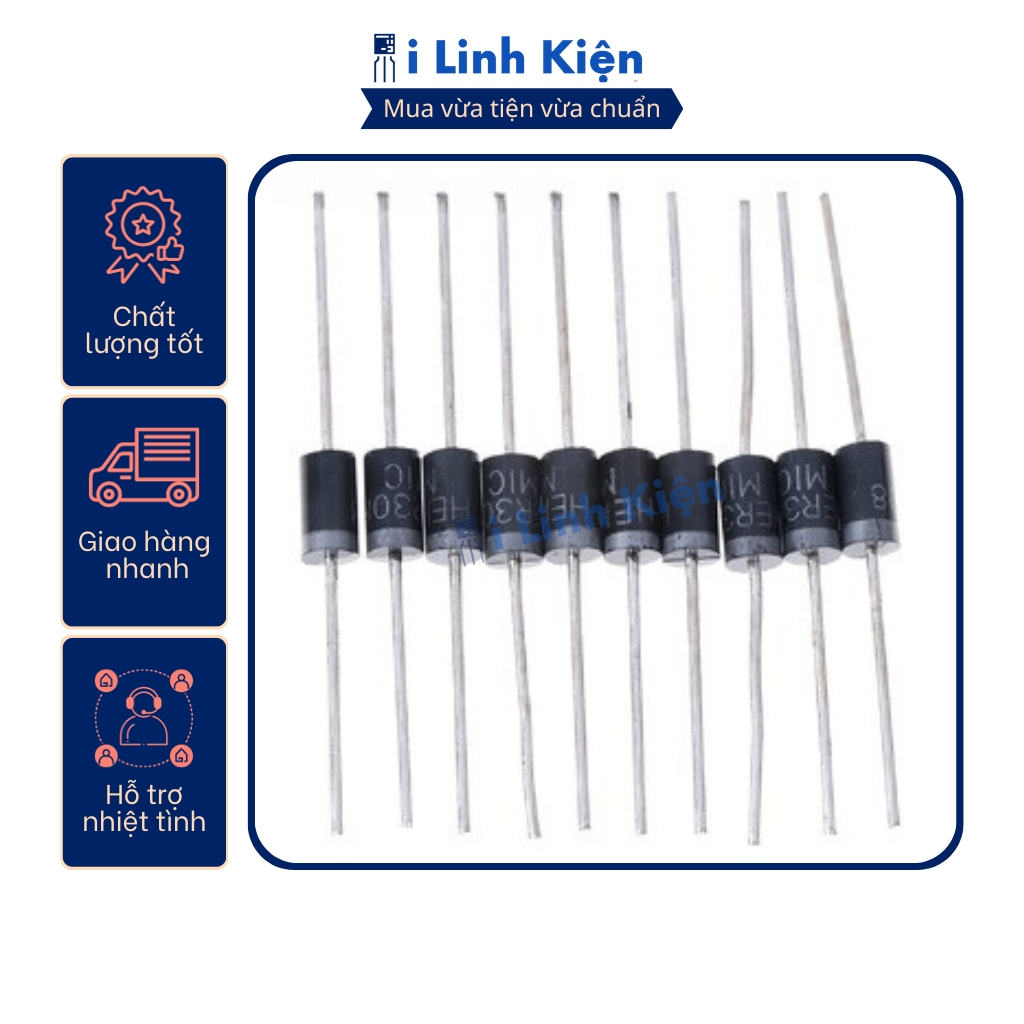 HER308 Diode xung 3A 1000V loại tốt