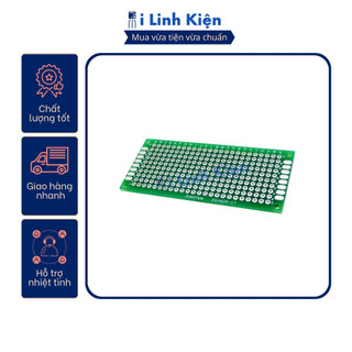 PCB lỗ 3x7cm phíp thủy tinh FR4 2 mặt
