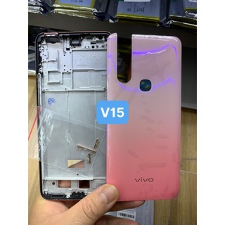 Bộ xương vỏ vivo V15 gồm khung sườn, lưng, kính cam rời, phím bấm, khay sim - Lưng vivo V15