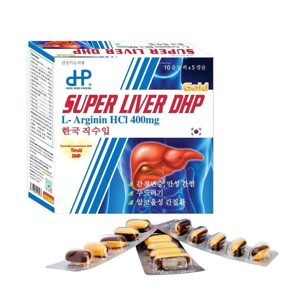 Viên uống bổ gan NEW SUPER LIVER chính hãng hộp 50 viên hỗ trợ giải độc