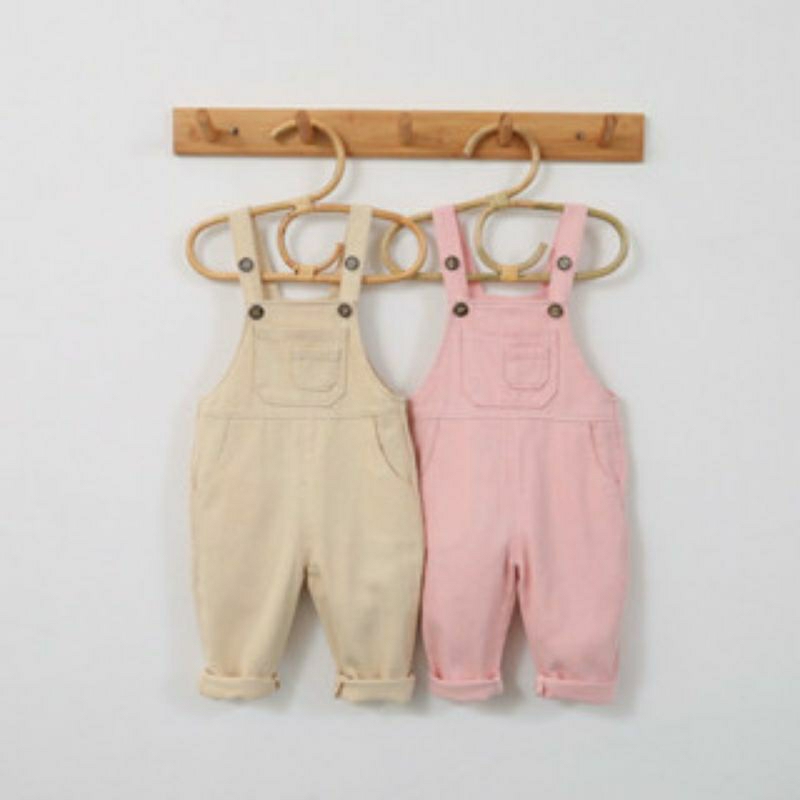 Quần yếm dài cho bé trai bé gái phong cách Hàn 7kg-20kg chất liệu mềm mại