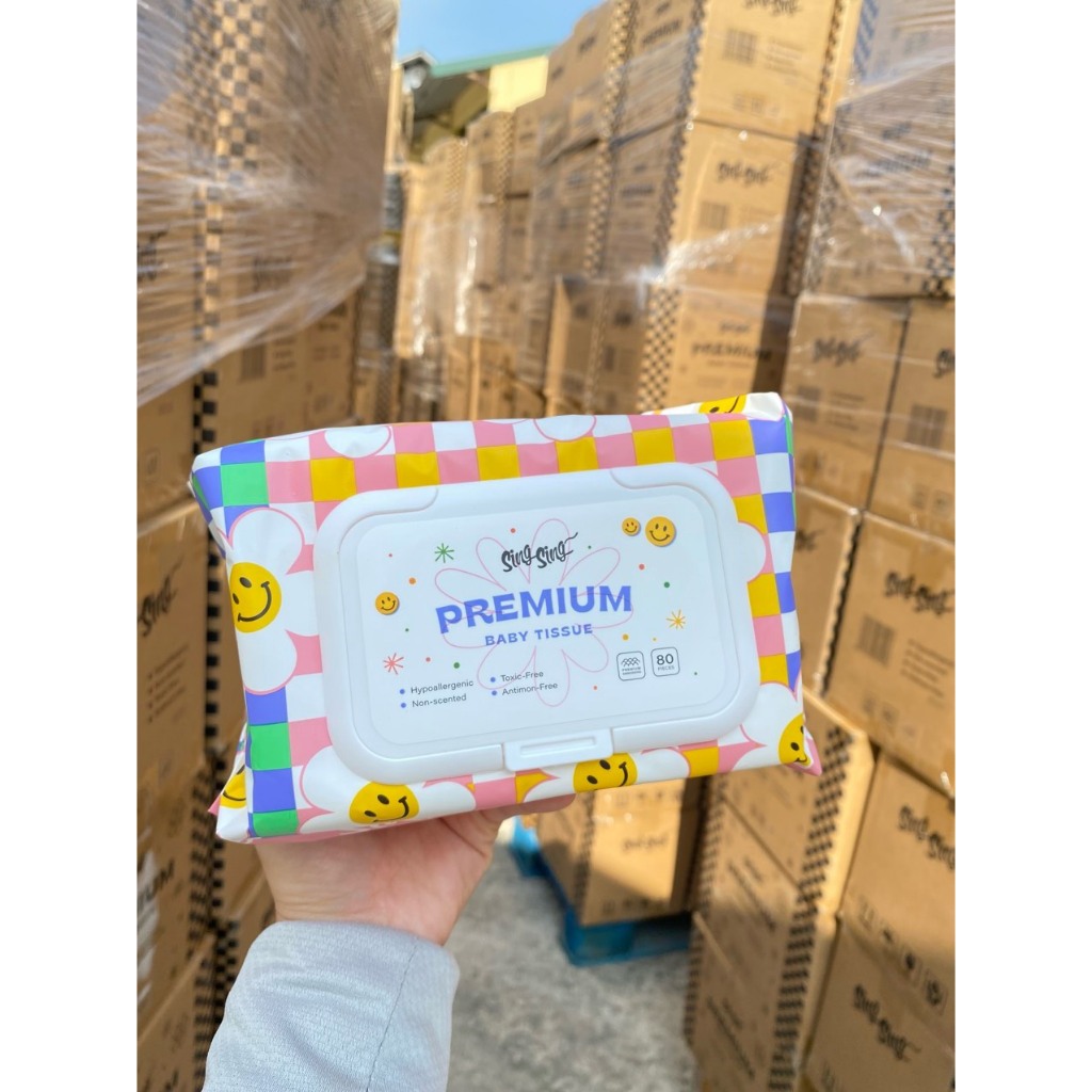 Khăn ướt Sing Sing premium 80 tờ