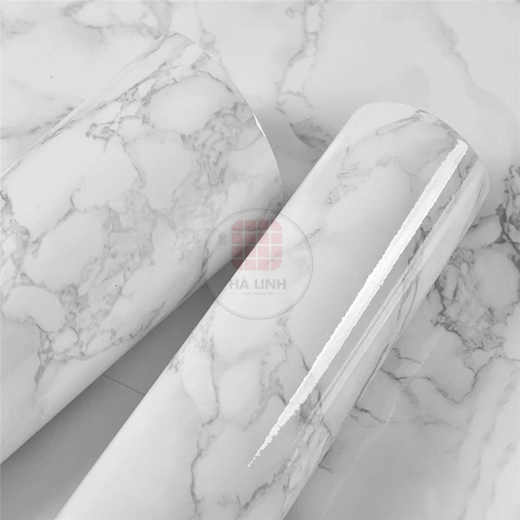 Giấy dán tường vân đá hoa cương màu ghi khổ 1,2mx0.5m có sẵn keo, Decal dán bếp 3d vân đá màu ghi