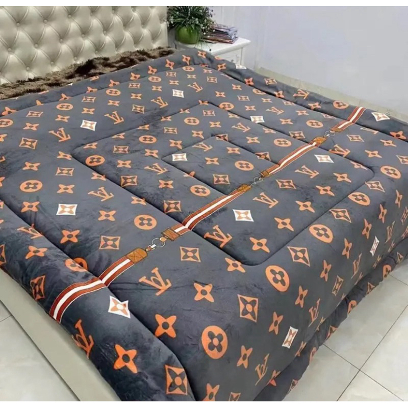 Chăn Nỉ Lông Cừu YUKI Siêu Ấm, Mền YUKI Dày Mịn, Kích Thước 2mx2m3, Nặng 3.5kg~4kg