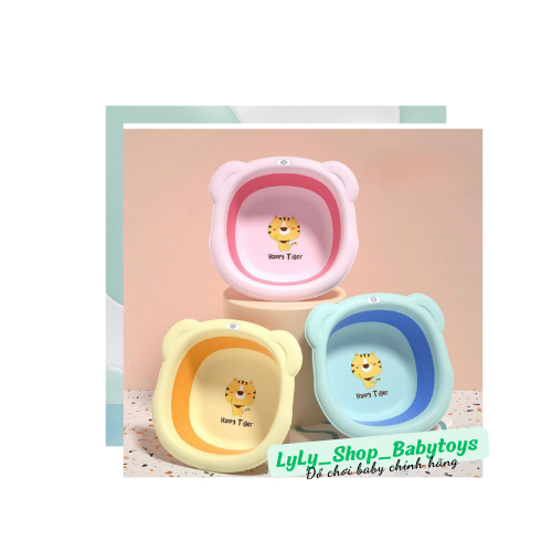 Chậu Rửa Mặt Cao cấp Gấp Gọn Hình Thú Ngộ Nghĩnh Cho Bé