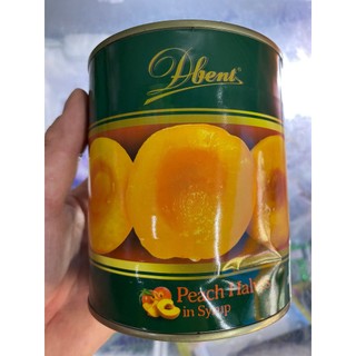 Đào tươi ngâm hiệu dbent lon 850ml