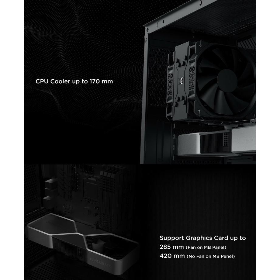 Vỏ Case XIGMATEK ENDORPHIN AIR BLACK