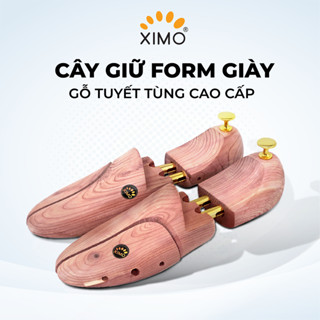 Cây giữ form giày chất liệu gỗ tuyết tùng shoe tree cao cấp XIMO (XCGFG05)