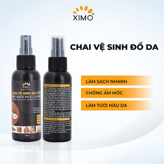 Chai Vệ Sinh Giày Đồ Da Lộn Suede Shoe Cleaner XIMO 100ml Túi, Ví, Áo, Ghế Giúp Làm Sạch, Chăm Sóc, Chống Mốc XI06