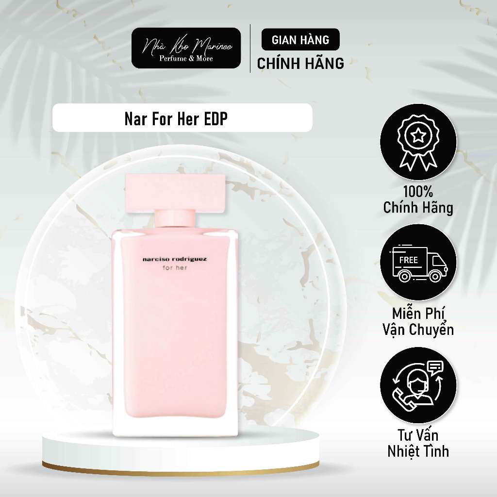 Nước Hoa Nữ Chính Hãng Nar For Her EDP - Nar Hồng Chiết 2ml/5ml/10ml Mượt Mà, Gần Gũi - Nhà Kho Marinee
