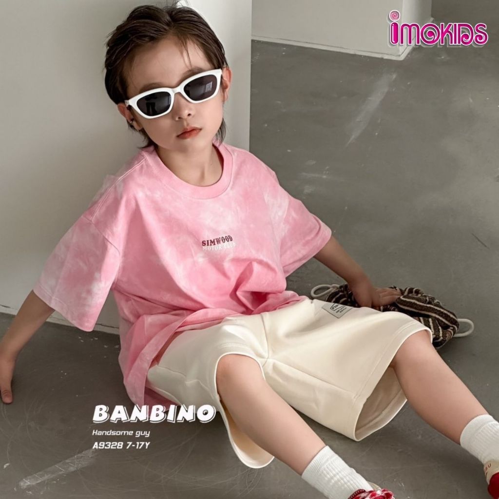 Áo thun bé trai size đại Banbino 25-55kg áo cộc tay cho bé cao cấp chất thun cao cấp co giãn thoải mái thời trang qate