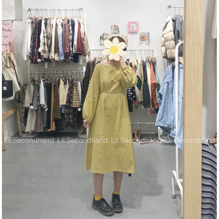 Đầm babydoll dáng dài vintage