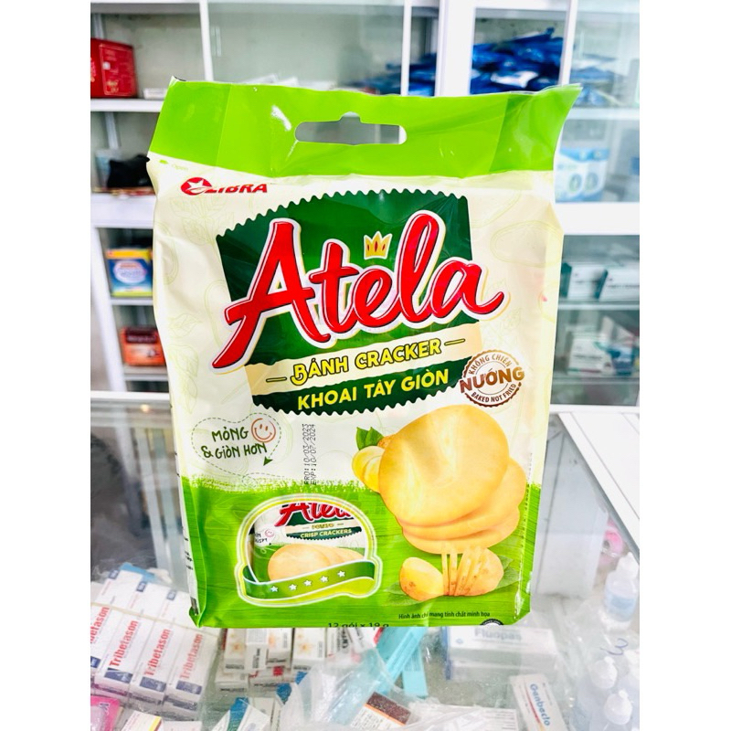 Bánh Khoai Tây Potato Crackers Atela Túi 228G