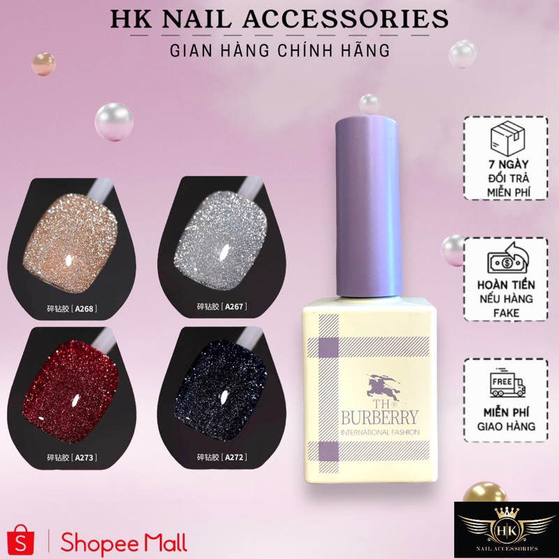 Sơn gel nhũ flash Bbr siêu sáng 15ml HK NAIL ACCESSORIES