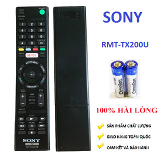 Điều khiển tivi Sony RMT-TX200U dành cho tất cả các dòng tivi Smart sony từ 32 inch đến 55 inch