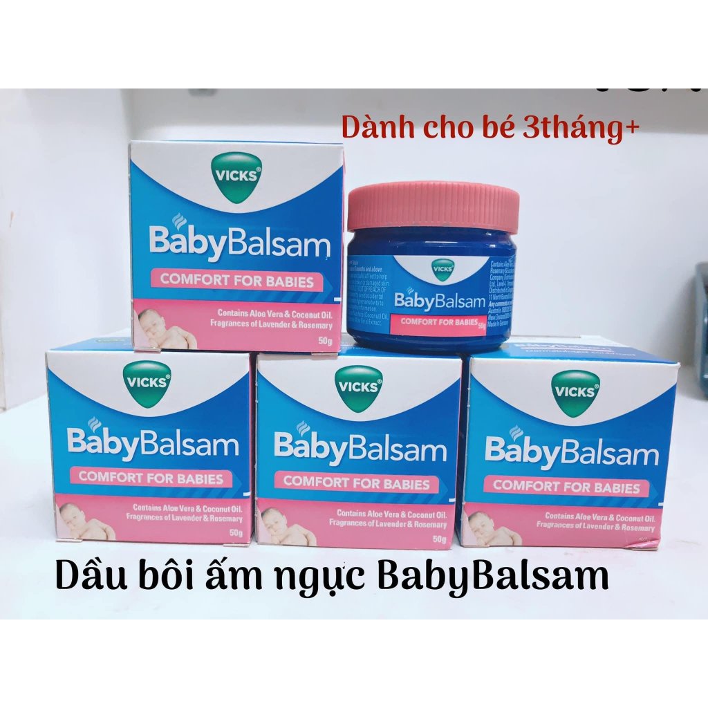 Dầu bôi ấm ngực Vicks Baby Balsam date 12.2025