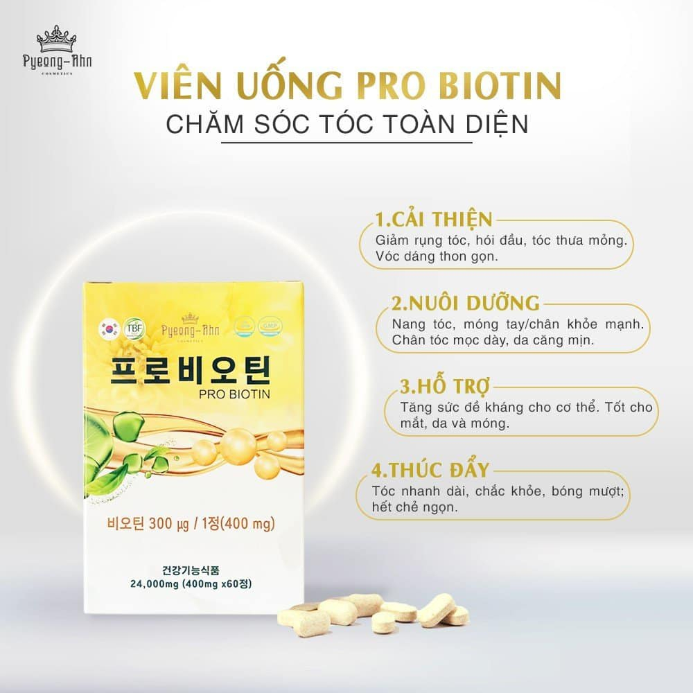 Biotin Pyeong Ahn ngăn ngừa và phục hồi tóc Hàn Quốc