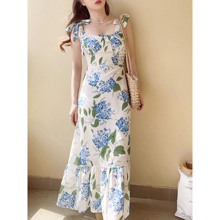 [Đặt trước 15 ngày] - váy hoa hai dây 03