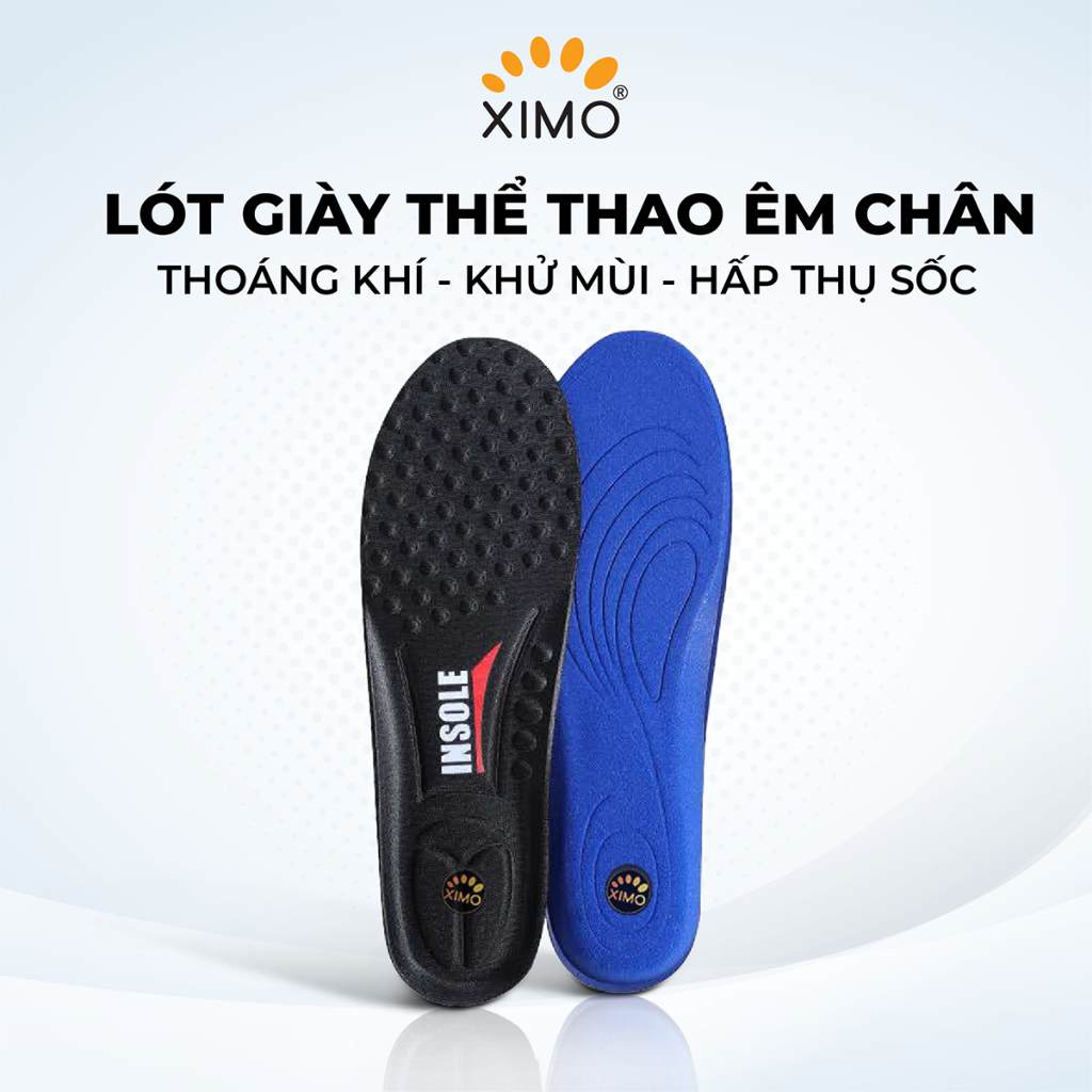 Lót Giày Thể Thao XIMO Êm Chân Siêu Nhẹ Thoáng Khí Cao Cấp XLGTT22