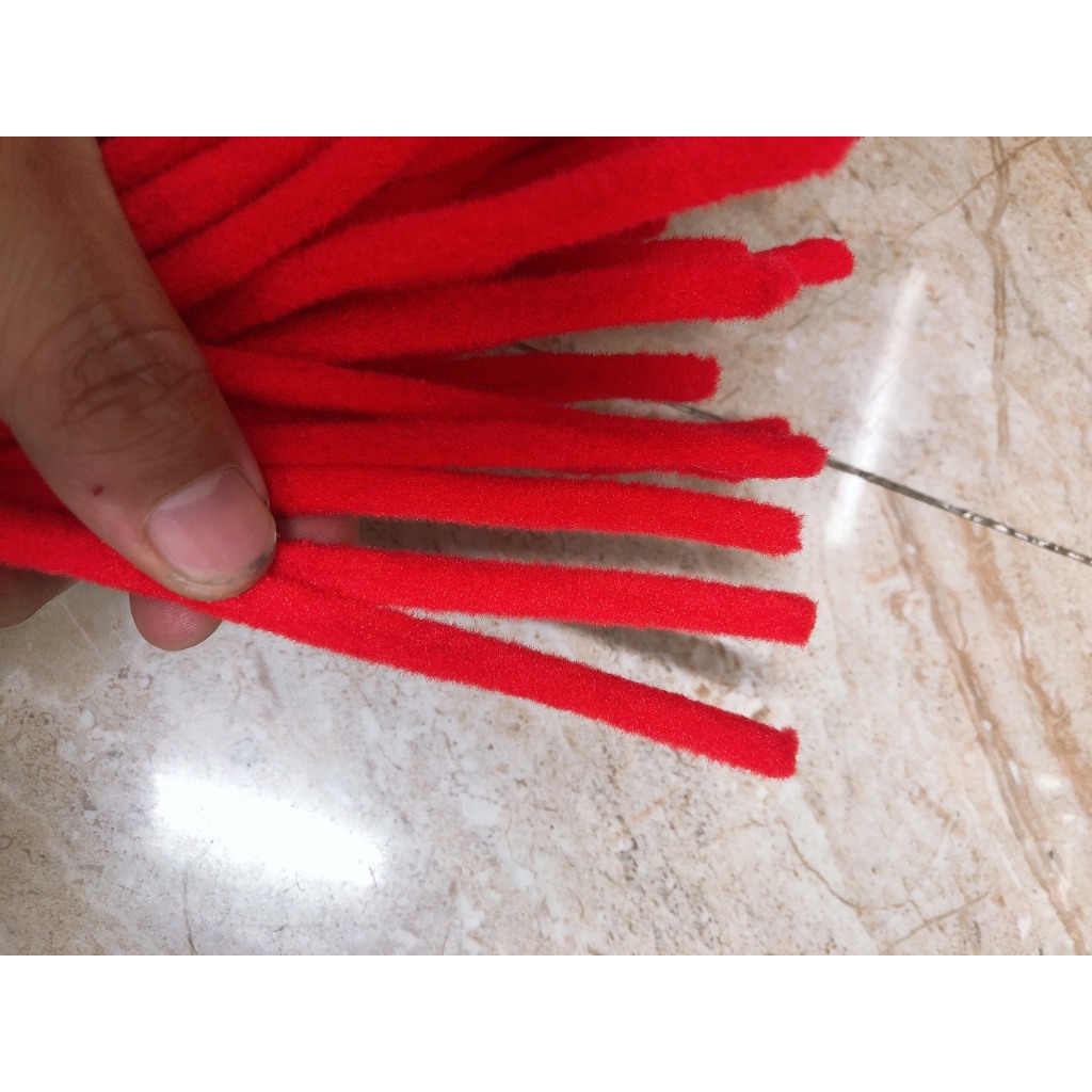 Kẽm sợi to uốn tóc bó 30 sợi dài 17cm đường kính 0.8mm