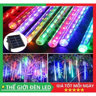 Đèn LED trang trí sao băng chùm 8 cây 50CM 80CM hiệu ứng giọt nước trang trí tết,noel