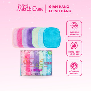 Bộ 7 khăn tẩy trang mini MakeUp Eraser Let It Snow