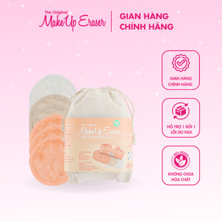 Bộ 7 khăn tẩy trang mini MakeUp Eraser Peachy Clean