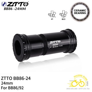 Trục giữa cốt rỗng xe đạp zitto bb86 24mm