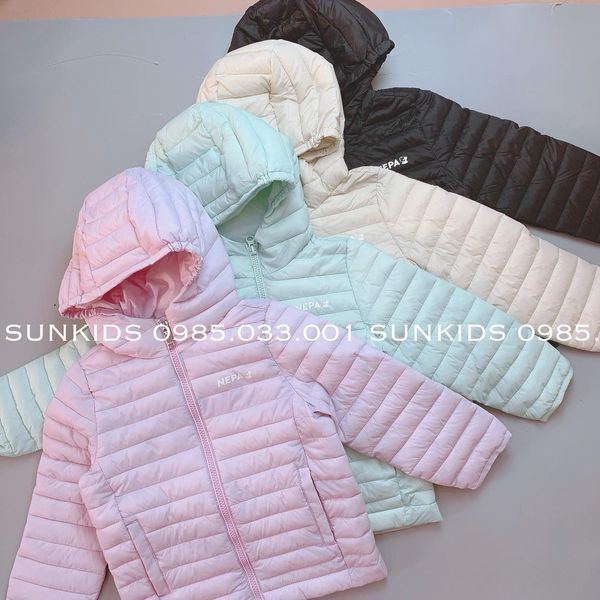 Áo phao nhồi bông Ne pa kids siêu nhẹ