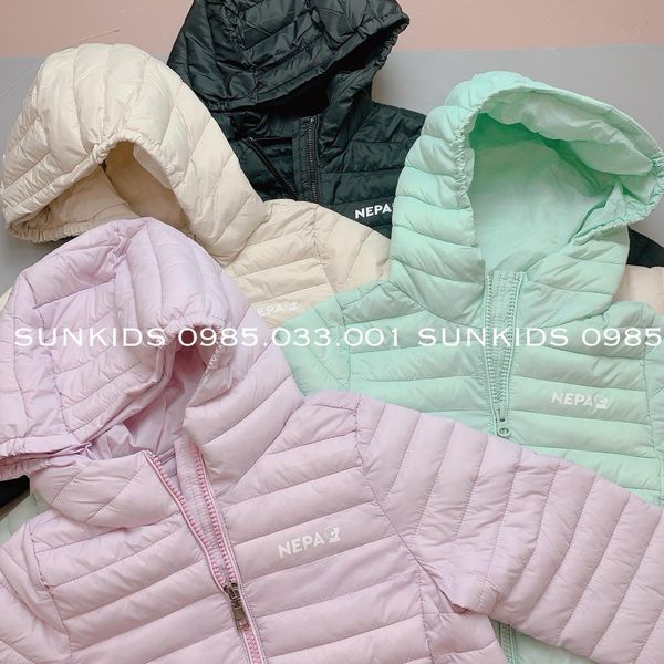 Áo phao nhồi bông Ne pa kids siêu nhẹ