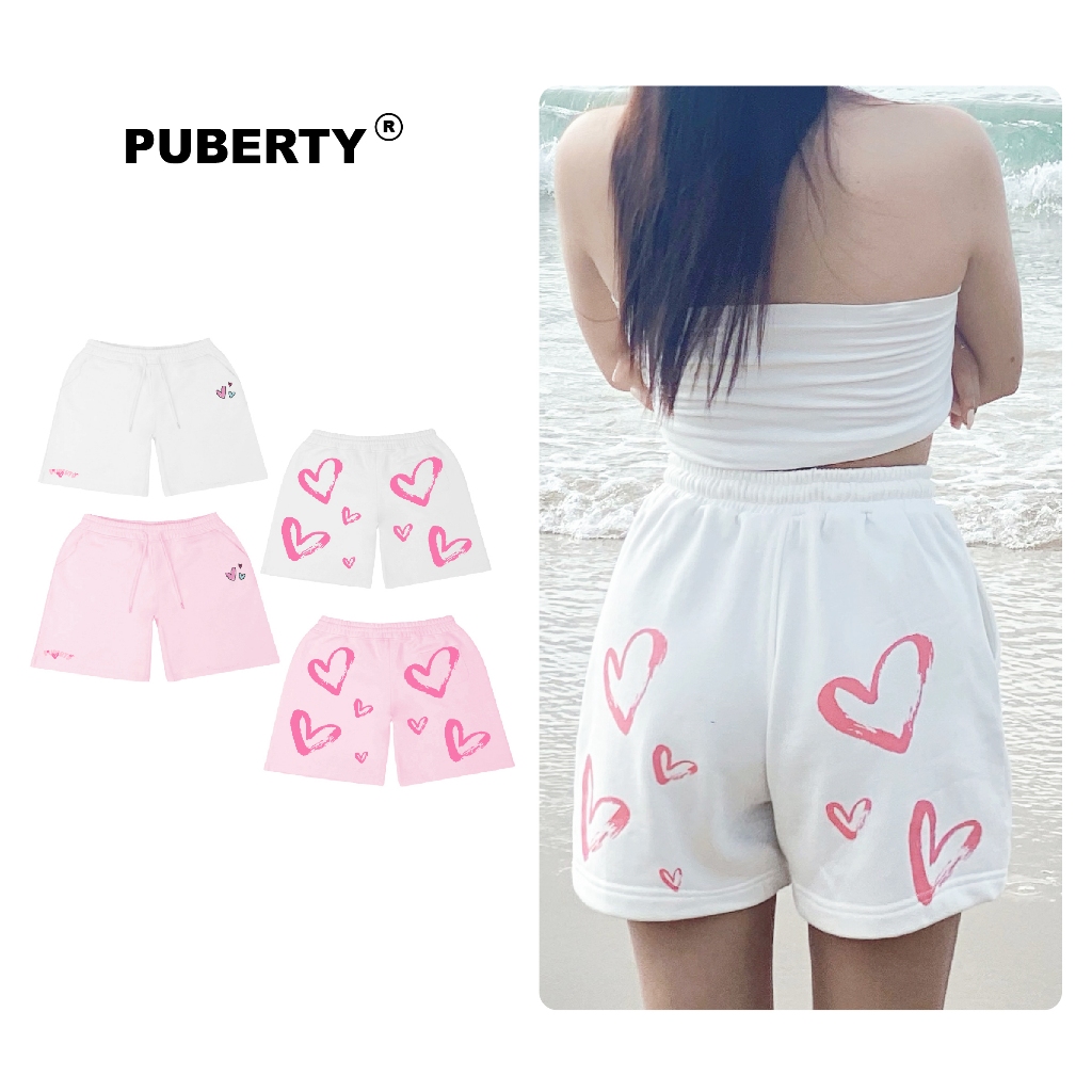 quần thun shorts nỉ localbrand PUBERTY CUTIES SHORTS