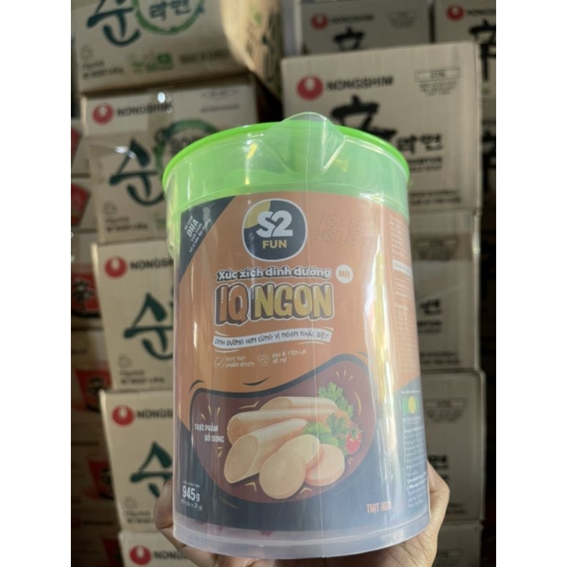 Ca Xúc Xích Dinh Dưỡng IQ Ngon S2 Fun 45 cây x 21g