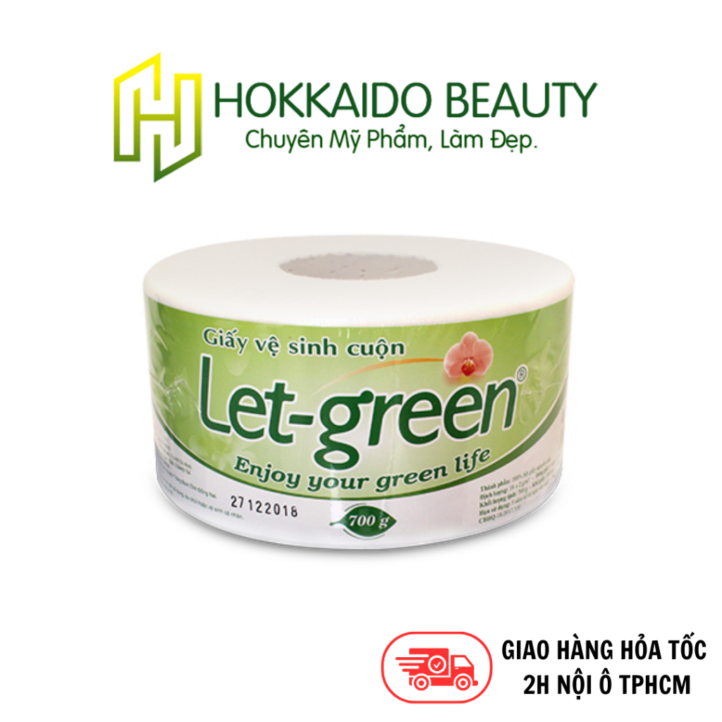 Giấy vệ sinh cuộn Let Green 700g