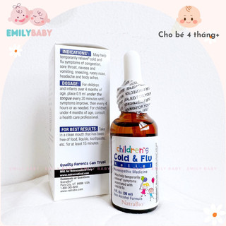 Siro ho Children’s Cold & Flu 30ml Mỹ