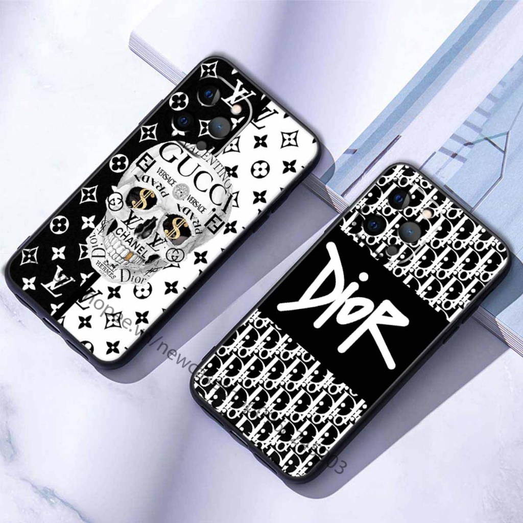 Ốp Iphone 12/ 12 Mini/ 12 Pro/ 12 Pro Max bộ hình thương hiệu thời trang cao cấp viền vuông bảo vệ camera