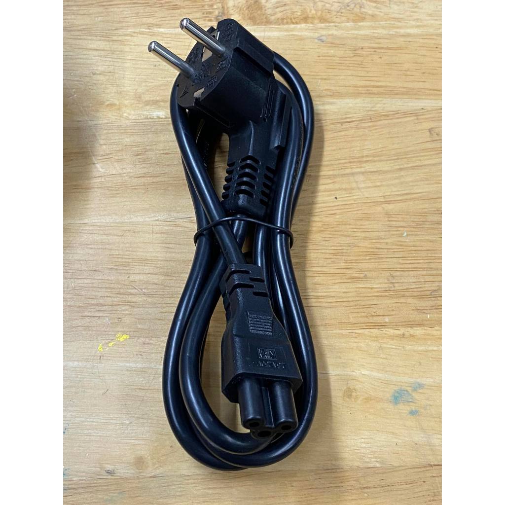 Dây nguồn laptop, cáp nguồn laptop, Chuẩn 2 chấu như hình, dây zin