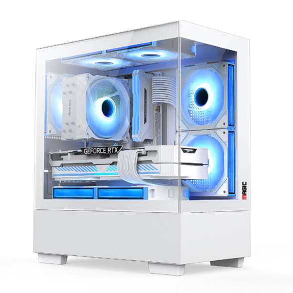 Vỏ case pc kiểu hồ cá, kính vô cực MIX TOWER hàng đẹp giá tốt