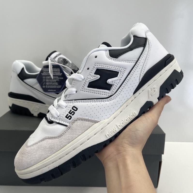 Giày New Balance 550 màu trắng đen. Giày NB 550 thể thao nam nữ, bản chuẩn Trung xịn, Full Bill Box 2023 | BigBuy360 - bigbuy360.vn