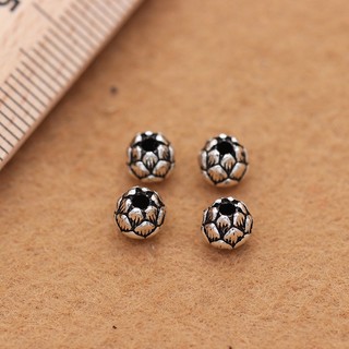 Charm nụ hoa sen bạc thái sáng đẹp - bạc 925