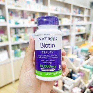 Viên uống natrol biotin - hộp