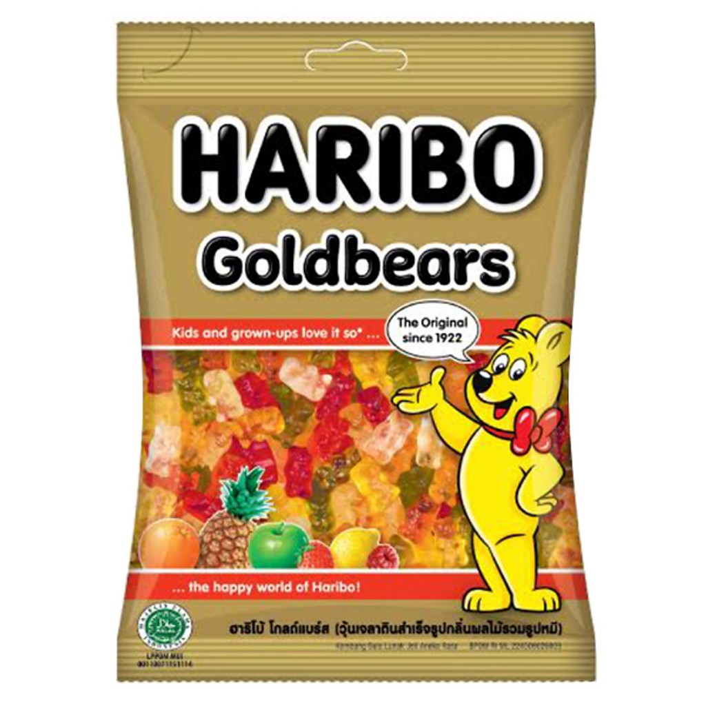 Kẹo dẻo Haribo Goldbears Con Gấu 80g