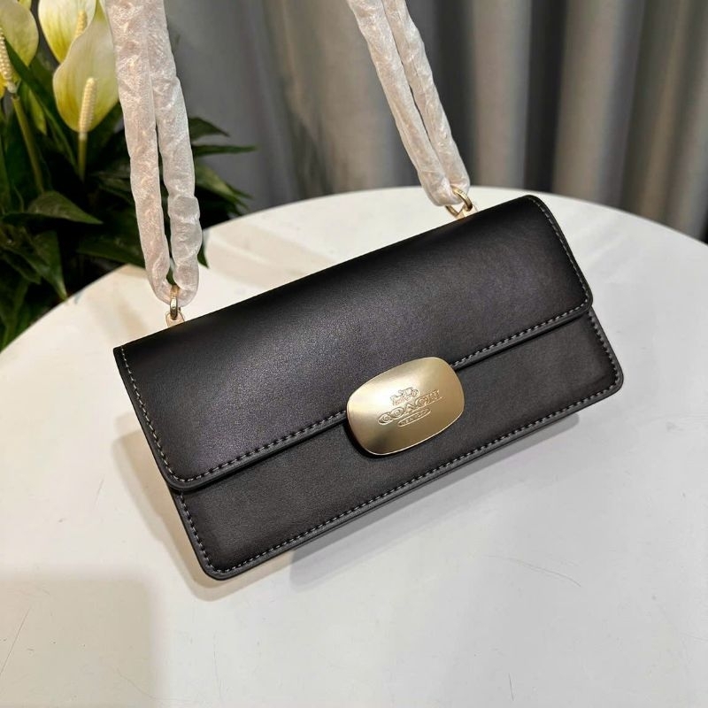 Túi xách C0ACH - Eliza Flap Crossbody CR529 ✨thanh lịch sang trọng