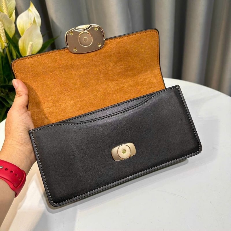 Túi xách C0ACH - Eliza Flap Crossbody CR529 ✨thanh lịch sang trọng