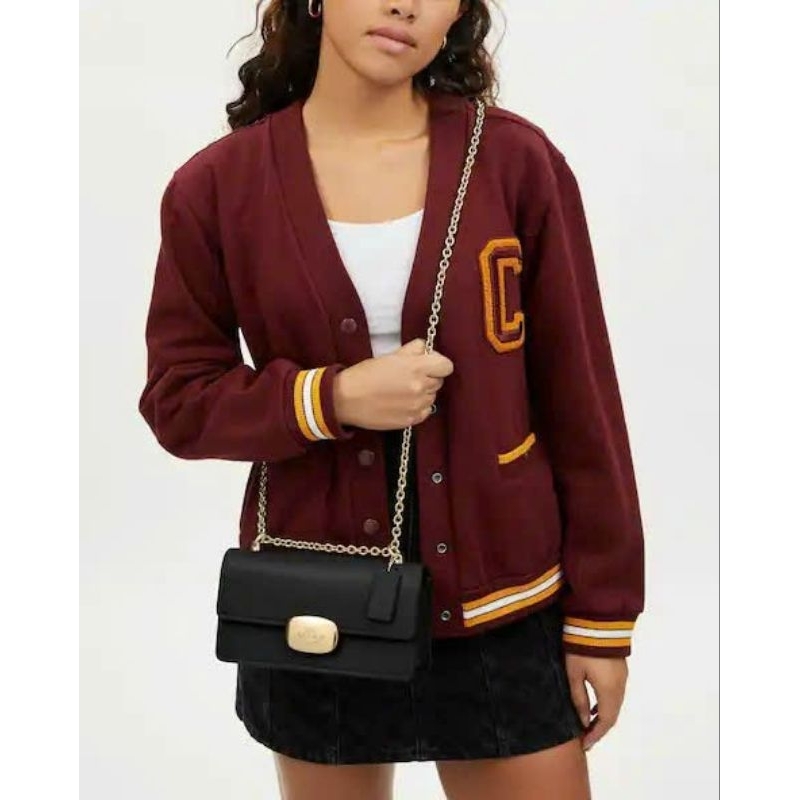 Túi xách C0ACH - Eliza Flap Crossbody CR529 ✨thanh lịch sang trọng