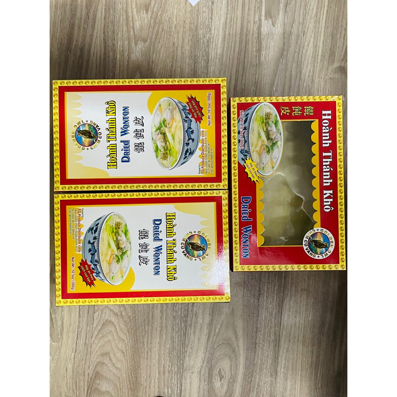 Hoành thánh lá khô hàng xuất khẩu Mỹ_300gr