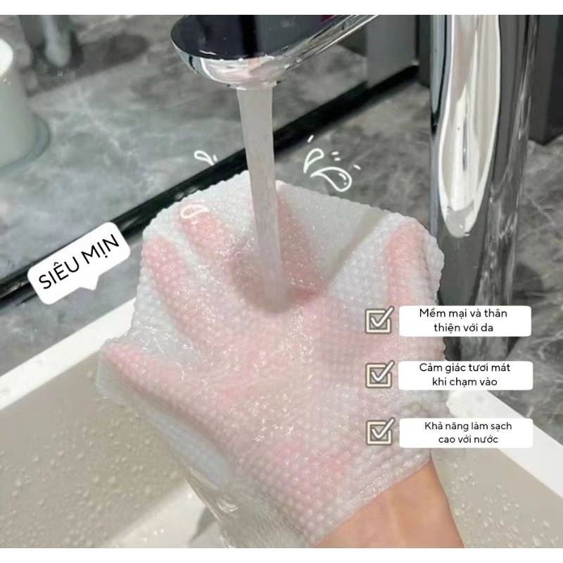 Gói 200 tờ khăn giấy lau mặt khô đa năng gấu dâu LOTSO treo tường cao cấp