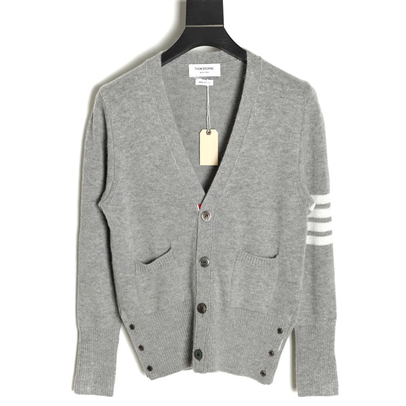 [ BEST QUALITY ] - CARDIGAN THOM BROWNE 4 CÚC CHẤT LEN MERINO CO GIÃN SIÊU TỐT