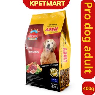 Pro Dog Adult 400G - Thức Ăn  Cho Chó Trưởng Thành - Thức Ăn Hạt Cho Chó - Cám Chó - KPETMART